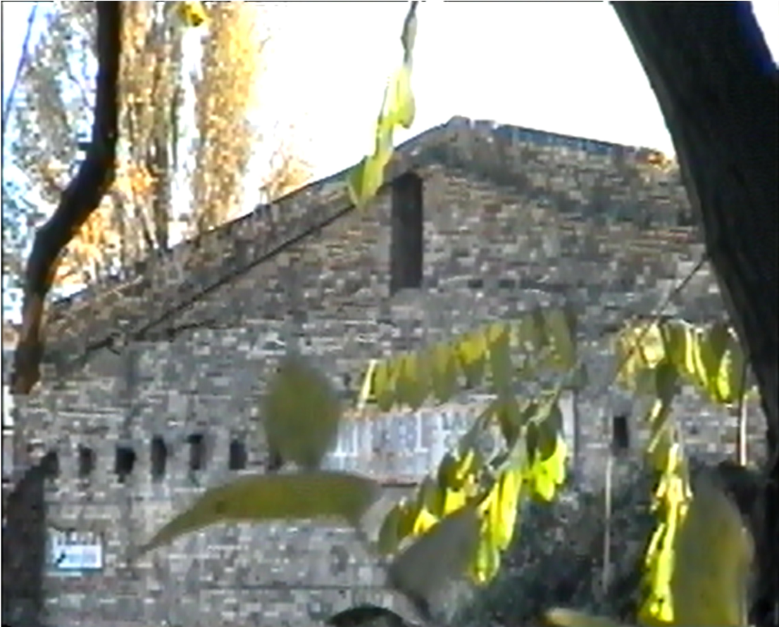 Ansicht der Reste des rechten Lagergebäudes I