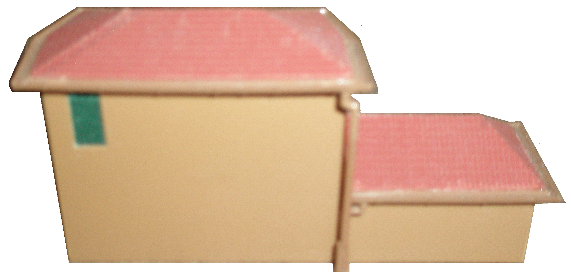 Das erste Planmodell von hinten