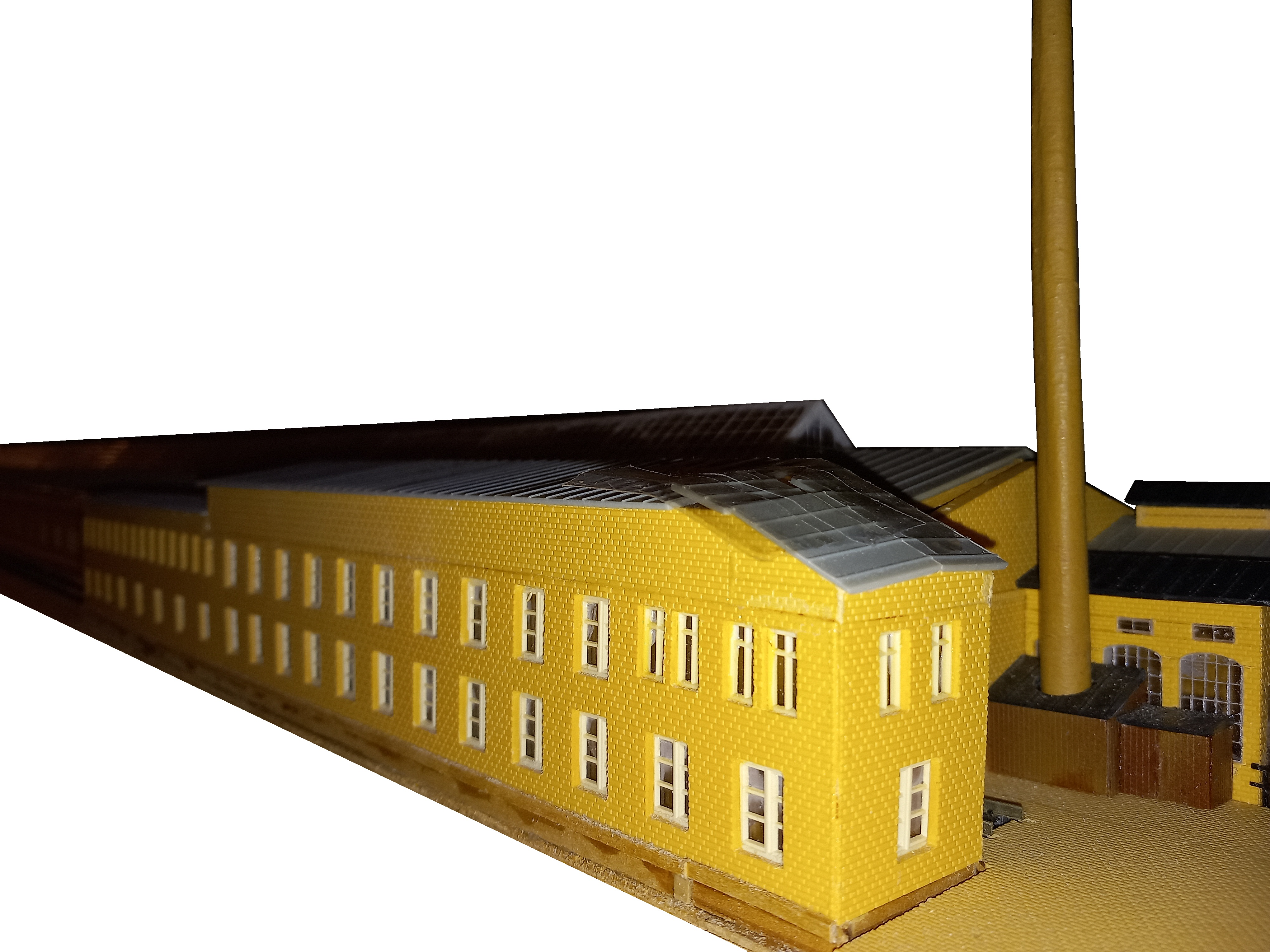 Gleisansicht Heizhaus und Anbauten