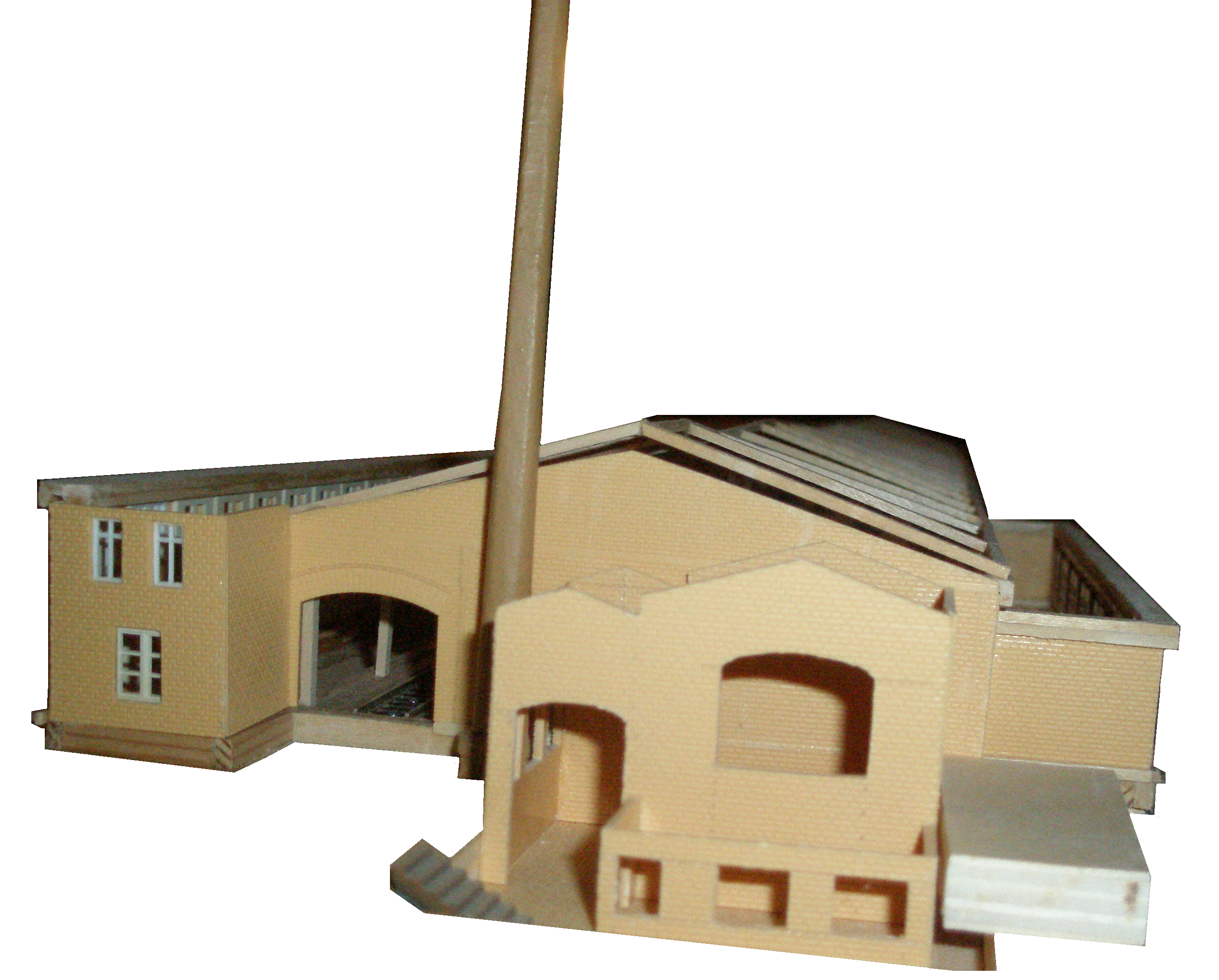 Frontansicht Heizhaus