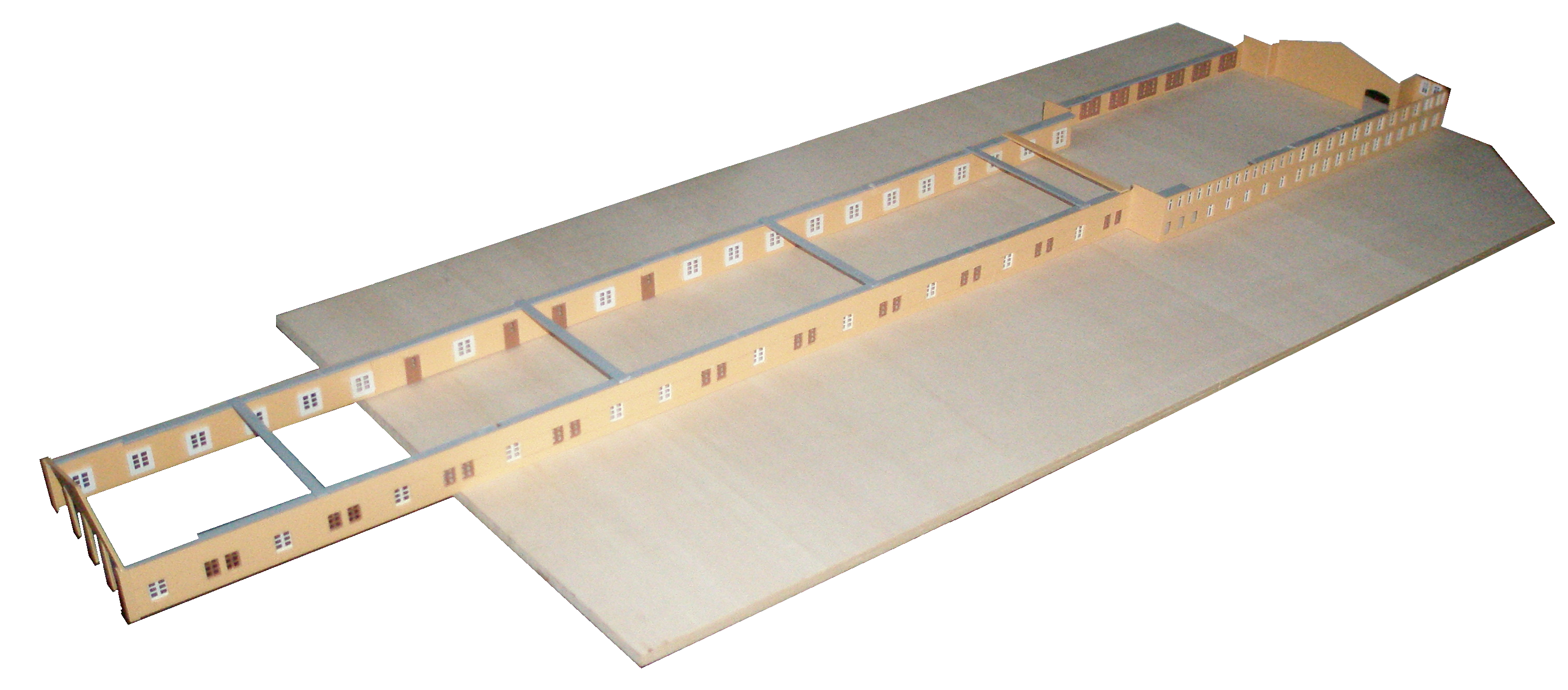 erste Erstellung mit H0-Serien-Bauplatten